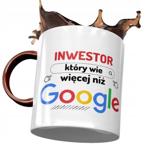 Kubek Bordowy Dla Inwestora Który Wie Więcej