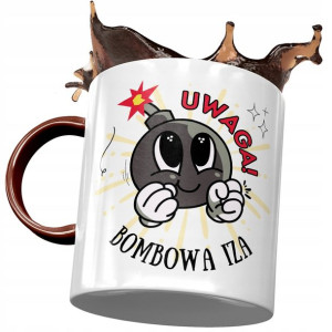 Kubek Bordowy Dla Izy Izabeli Żony na Prezent