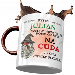 Kubek Bordowy Dla Juliana Kolegi Męża na Prezent