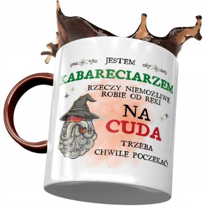 Kubek Bordowy Dla Kabareciarza Na Cuda Prezent