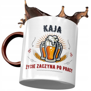 Kubek Bordowy Dla Kai Koleżanki Żony na Prezent