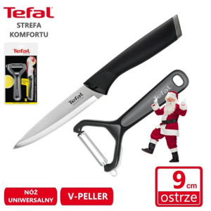 TEFAL COMFORT Nóż do obierania 9cm + Obieraczka Y