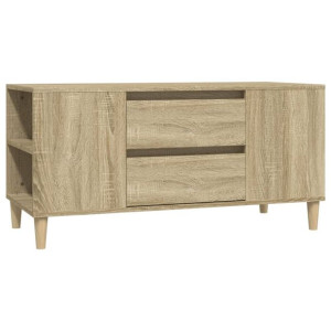 Szafka pod TV, dąb sonoma, 102x44,5x50 cm