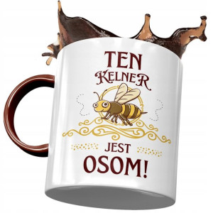 Kubek Bordowy Dla Kelnera Ten Kelner Jest osom
