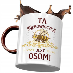 Kubek Bordowy Dla Kierowniczki Ta Kierowniczka