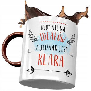 Kubek Bordowy Dla Klary Koleżanki Żony na Prezent