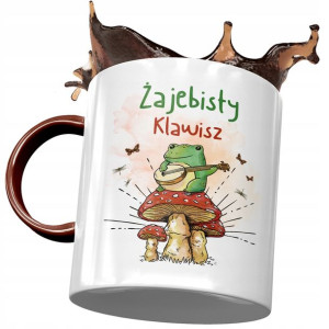 Kubek Bordowy Dla Klawisza Żajebisty Klawisz
