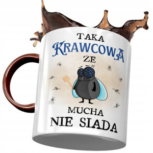 Kubek Bordowy Dla Krawcowej Że Mucha Nie Siada