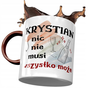 Kubek Bordowy dla Krystiana Kolegi Męża Prezent