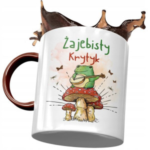 Kubek Bordowy Dla Krytyka Żajebisty Krytyk