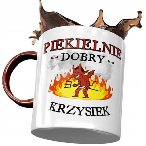 Kubek Bordowy Dla Krzyśka Kolegi na Prezent