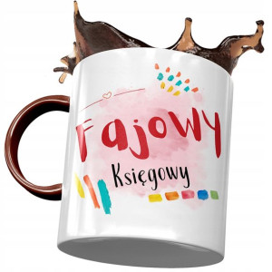 Kubek Bordowy Dla Księgowego Fajowy Księgowy