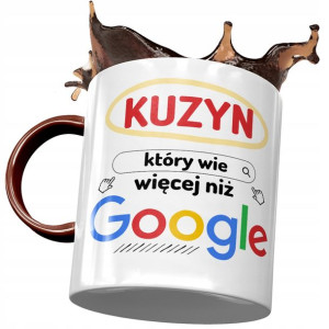 Kubek Bordowy Dla Kuzyna na Urodziny na Prezent