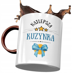 Kubek Bordowy Dla Kuzynki na Urodziny na Prezent