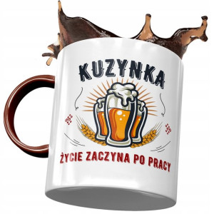 Kubek Bordowy Dla Kuzynki na Urodziny na Prezent