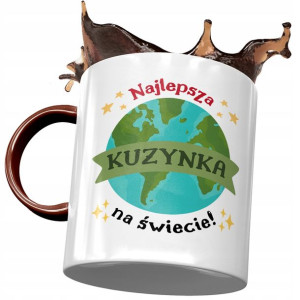 Kubek Bordowy Dla Kuzynki na Urodziny na Prezent
