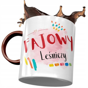 Kubek Bordowy Dla Leśniczego Fajowy Leśniczy