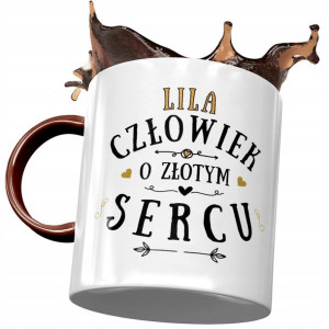 Kubek Bordowy Dla Lili Koleżanki Żony na Prezent