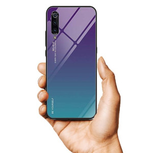 Etui Szklane Ombre niebieskozielone do Samsung A70