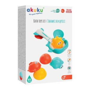 Sitko/Kosz I Zabawki Kąpielowe Zestaw Zabawek Do Wanny