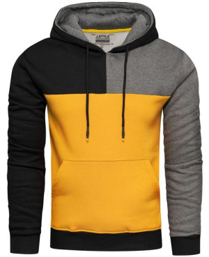 Bluza męska w kolorowe bloki Recea - XL