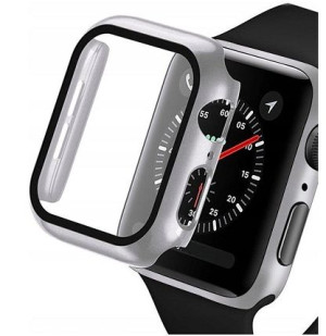 Etui Apple Watch 4/5/6/se 44mm Srebrny