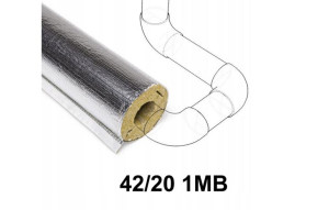 Otulina z wełny w folii alu POOLWOOL AL 42/20 1MB