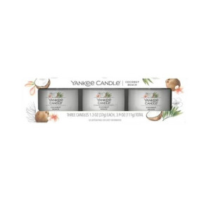 Zestaw Yankee Candle Coconut Beach 3 świece mini