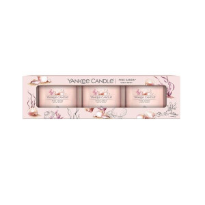 Zestaw Yankee Candle Pink Cherry & Vanilla 3 świece mini