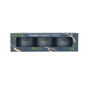 Zestaw Yankee Candle Bayside Cedar 3 świece mini
