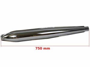 Tłumik Wsk 125 Chrom Duells Di