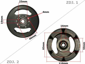 Magneto Koło Zamachowe Simson S50n S50b Sr4-3 Sr4-4 6v