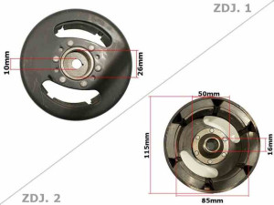 Magneto Koło Zamachowe Simson S51 S70 Kr51 Sr50 Sr80 6/12v Aka Electric De