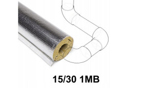 Otulina z wełny w folii alu POOLWOOL AL 15/30 1MB