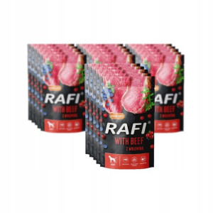 20x Dolina Noteci Karma dla psa Rafi wołowina 500g