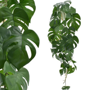 Monstera Sztuczna Zwis Donicy Ozdoba Liść Prezent 70 Cm