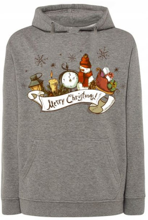 Bluza męska nadruk Świąteczna Wesołych Świąt r.XL