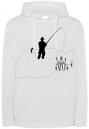 Bluza męska nadruk WĘDKARZ WĘDKOWANIE r.L