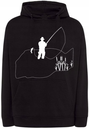 Bluza męska nadruk WĘDKARZ WĘDKOWANIE r.XL