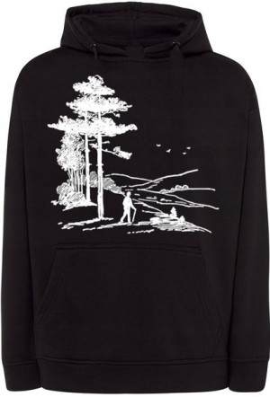 Bluza męska nadruk WĘDRÓWKI HIKING r.XS