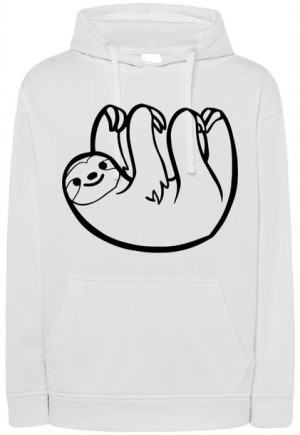 Bluza męska nadruk zabawny LENIWIEC r.XS