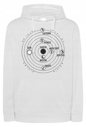 Bluza męska nadruk Ziemia PLANETY r.XS