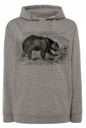 Bluza męska nadruk zwierzę NIEDŹWIEDŹ r.4XL