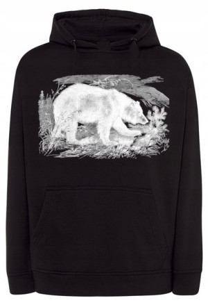 Bluza męska nadruk zwierzę NIEDŹWIEDŹ r.M