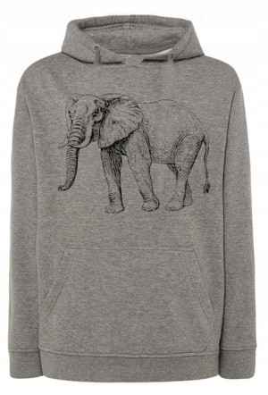 Bluza męska nadruk zwierzę SŁOŃ ELEPHANT r.XXL