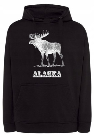 Bluza męska nadruk Łoś ALASKA r.XS