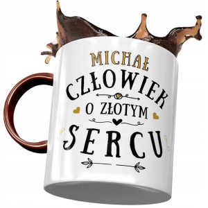 Kubek Bordowy Dla Michała Kolegi Męża na Prezent