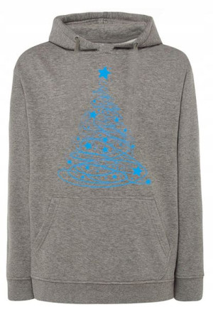 Bluza męska świąteczny nadruk Choinka 4XL
