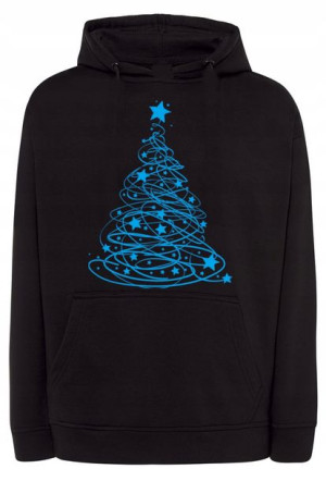 Bluza męska świąteczny nadruk Choinka S