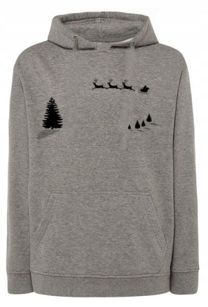 Bluza męska świąteczny nadruk SANIE MIKOŁAJ r.3XL